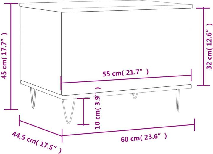 Image du produit vidaXL Couchtisch