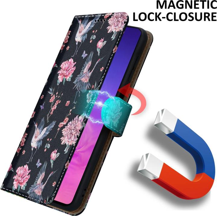 Actual product image Cadorabo Case Book Print (Samsung Galaxy A91, Samsung Galaxy S10 Lite)