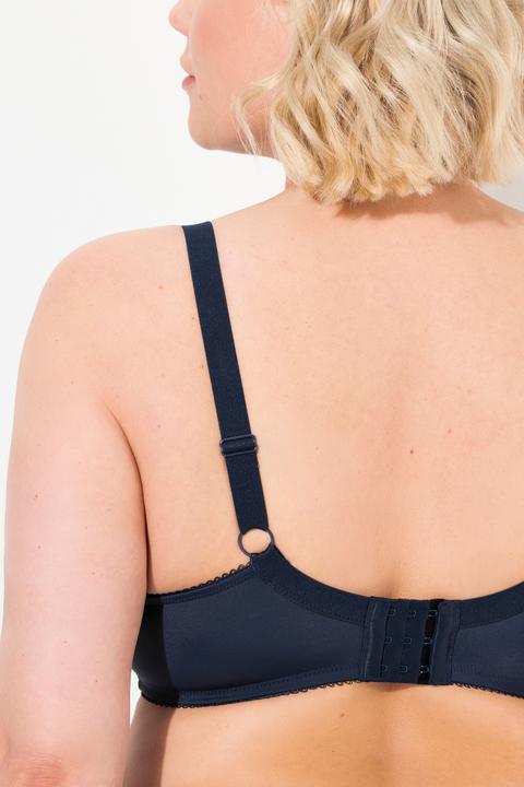 Image du produit Ulla Popken Damen grosse Grössen Bügel-BH, Softschale, Cup B-E nachtblau 85D 697144139-85D (85 D)