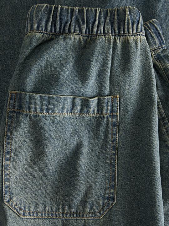 Produktbild JJXX JXTUVA LOOSE MW DENIM PANT DNM Weit geschnitten (L)