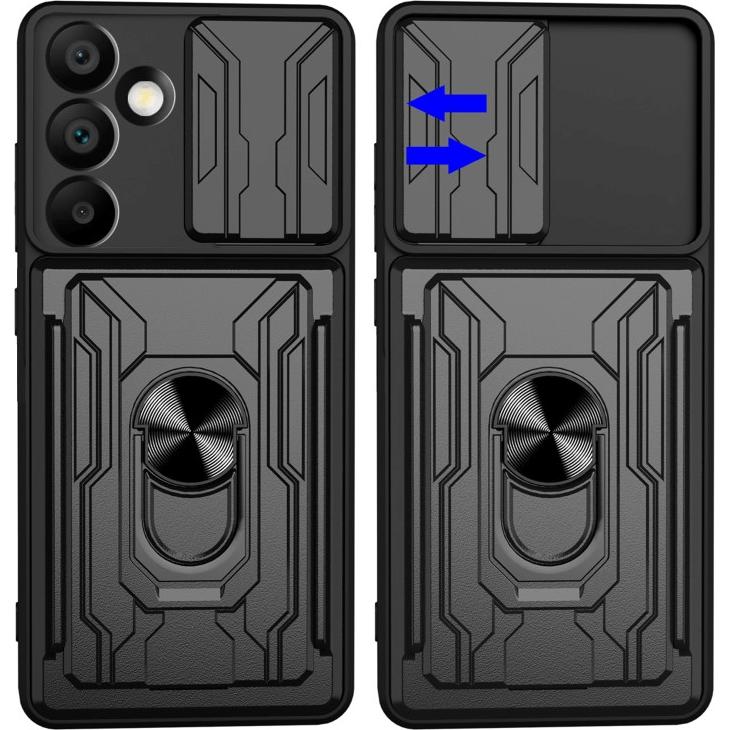 Thumbnail - Cover-Discount Galaxy A16 - Armor Case mit Kickstand (Samsung Galaxy A16 5G), Smartphone Hülle, Schwarz