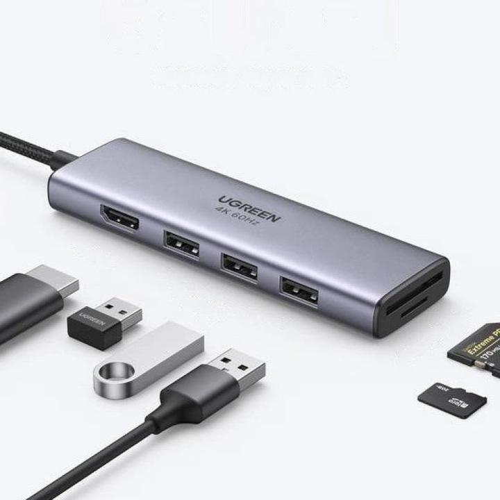 Actual product image Ugreen CM511 (USB-C, 6 ports)