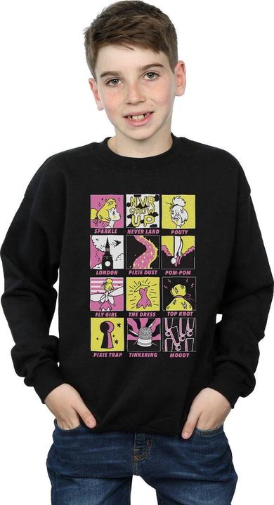 Produktbild Disney Tinkerbell Squares Sweatshirt Jungen (128)