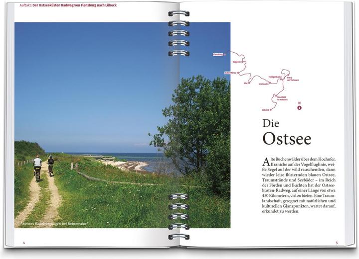 Produktbild RadReiseFührer Ostseeküstenradweg von Flensburg bis Lübeck (Deutsch, Maria Strobl, 2022)