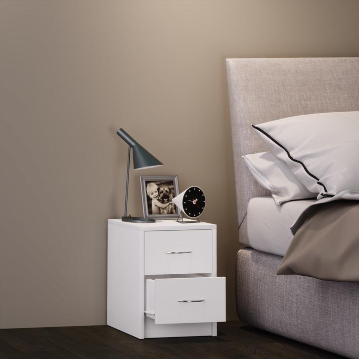 Produktbild VCM Holz Nachtschrank Boxal Mini mit Schublade (35 x 35 x 40 cm)
