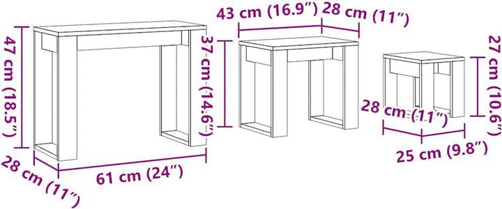 Actual product image vidaXL Cannon (61 x 28 x 47 cm)