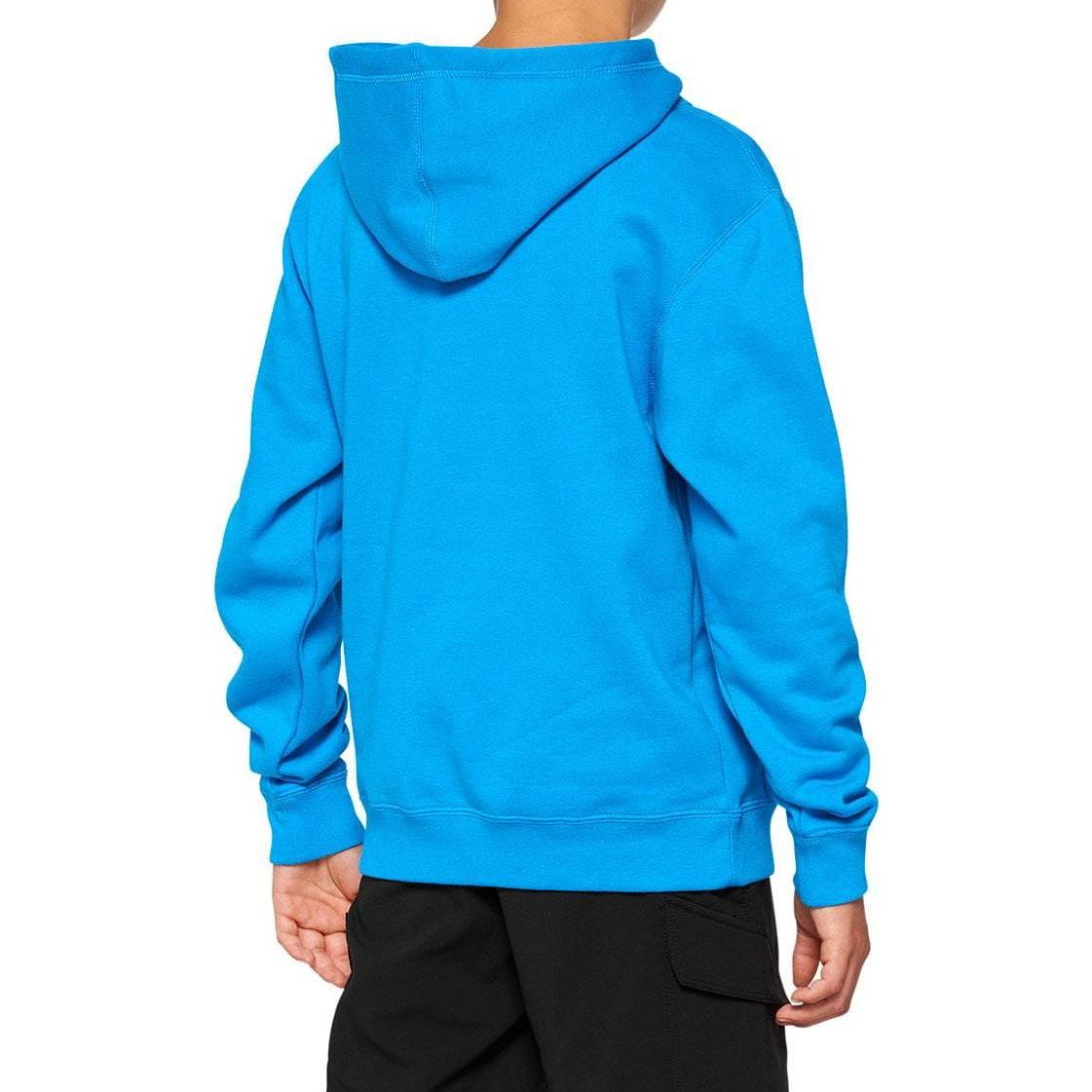 Thumbnail - 100%, Unisex, Pullover, Hoody Icon Youth, Blau, (M)