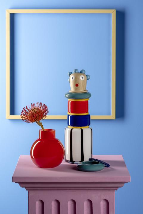 Image du produit Leonardo Vase Buoni Amici Pino 24 cm, Multicolore (1 x, 24 x 13 cm)