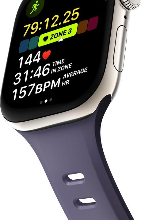 Actual product image Nomad Tempo Band 46mm Purple (46 mm, FKM fluoroelastomer)