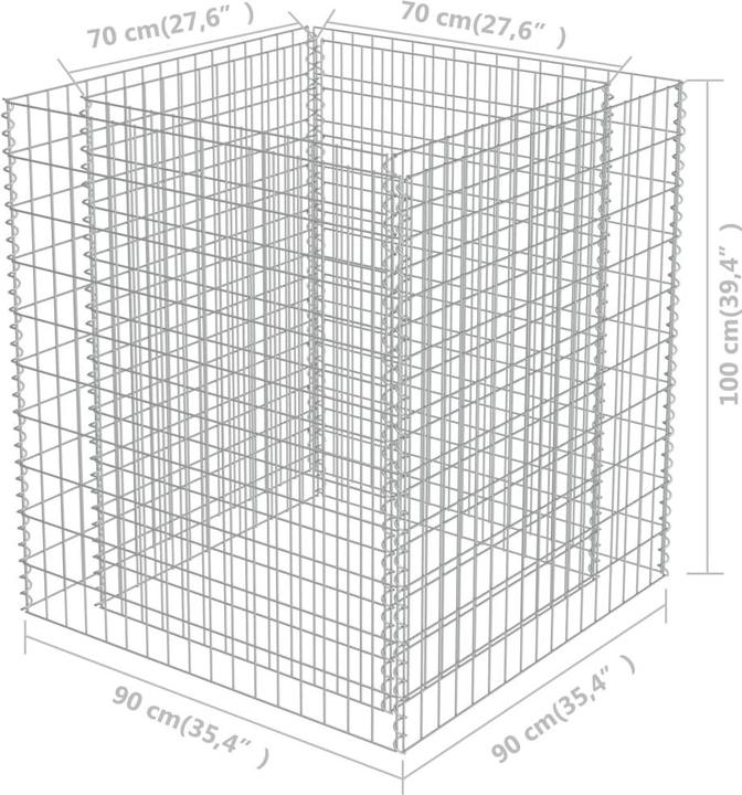 Immagine prodotto vidaXL Gabionen-Hochbeet