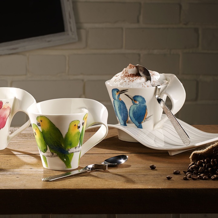 Actual product image Villeroy & Boch Mug with handle (gift box) NewWave Caffè Kingfisher (300 ml, 1 x)