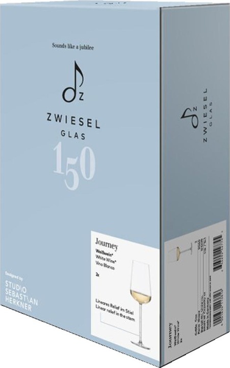 Actual product image Zwiesel ZWG White wine glass Journey446ml (44.60 cl, 2 Glasses, White wine glasses)