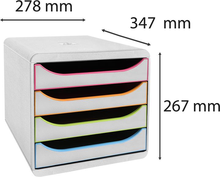 Produktbild Exacompta Selbstständige Schubladenboxen (A4+)