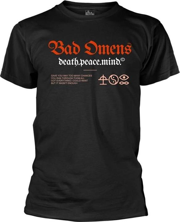 Actual product image Bad Omens Unisex Adult Boxgirl T-Shirt (XXL)