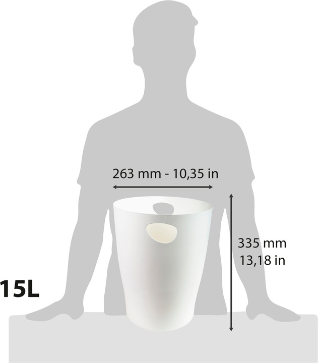 Actual product image Exacompta Wastebaskets (15 l)