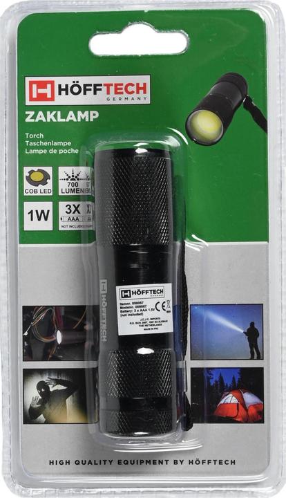 Produktbild ProPlus Taschenlampe 1W COB schwarz (8.50 cm, 55 lm)