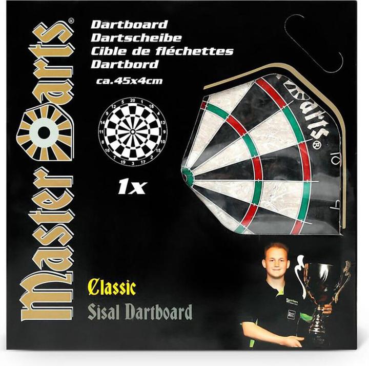 Actual product image Masterdarts Master Darts Classic Dartboard