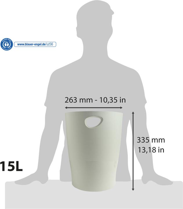 Actual product image Exacompta Wastebaskets (15 l)