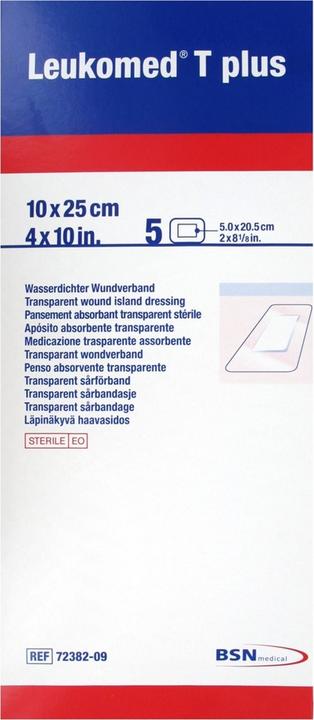 Actual product image BSN T plus transparenter Wundverband 10x25cm mit Wundauflage (5 x)
