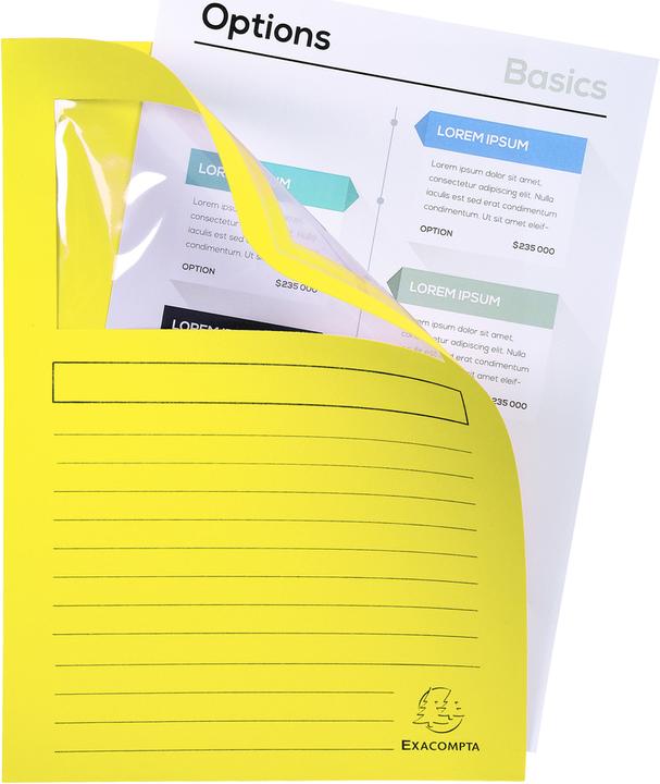 Actual product image Exacompta Collection folders - File covers (A4, 40 x)