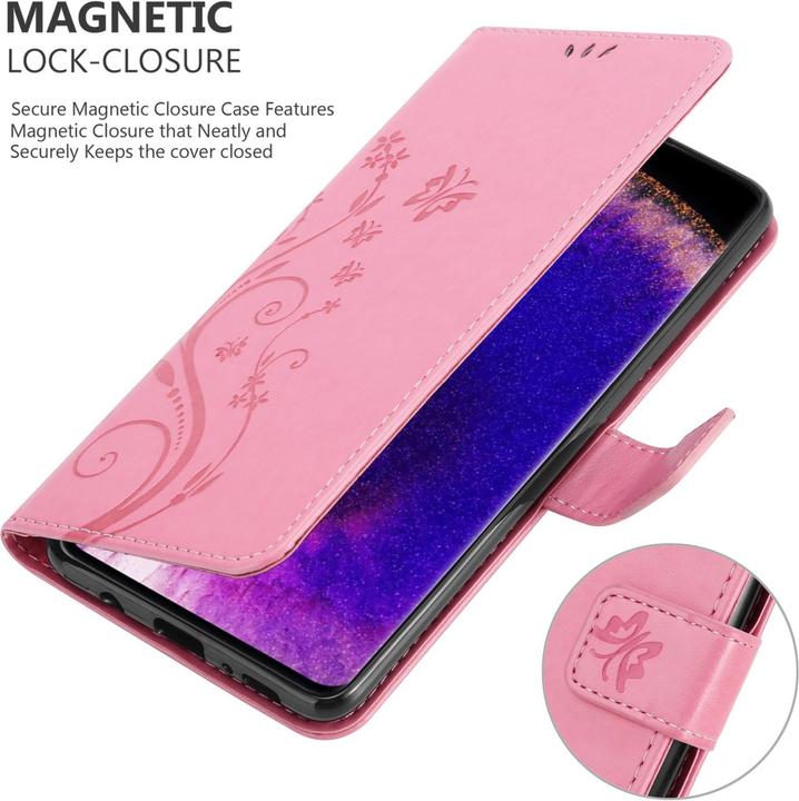 Produktbild Cadorabo Flower Book Hülle für Oppo FIND X5 PRO (Oppo Find X5 Pro)