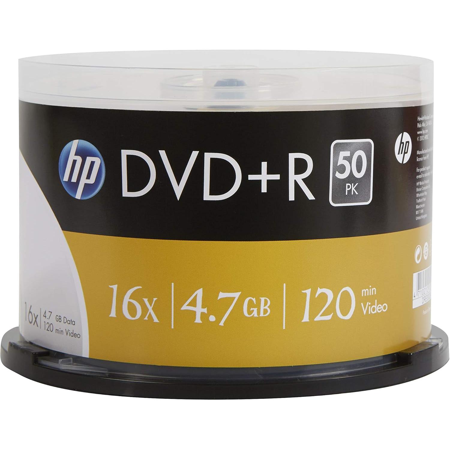Thumbnail - HP DVD+R 4.7GB/120Min/16x Cakebox (50 Disc) (50 x), Optischer Datenträger