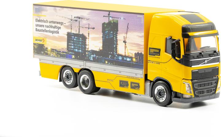 Actual product image Herpa Volvo FH Gl. XL Electric Truck The Post Office