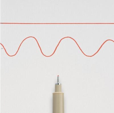 Actual product image Sakura Fineliner Pigma Micron 0,4mm XSDK0419 (Red, 1 x)