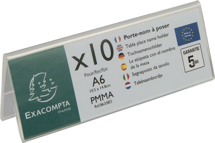 Actual product image Exacompta Table leaflet stand (A6, Across)