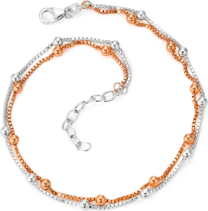 Rhomberg Anklet (Silver, 23 cm)