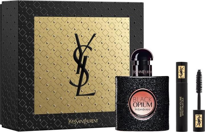 Actual product image Yves Saint Laurent Black Opium Eau de Parfum 30ml + Mini Mascara Volume Effet Faux Cils Set (Perfume set)