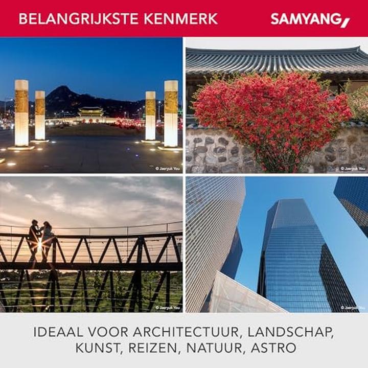 Immagine prodotto Samyang 16mm f/2 ED AS UMC CS - Nikon F (Nikon DX, Nikon F, APS-C / DX)