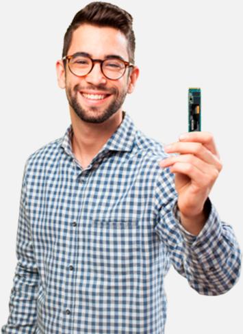 Actual product image Kioxia Exceria G2 (500 GB, M.2 2280)