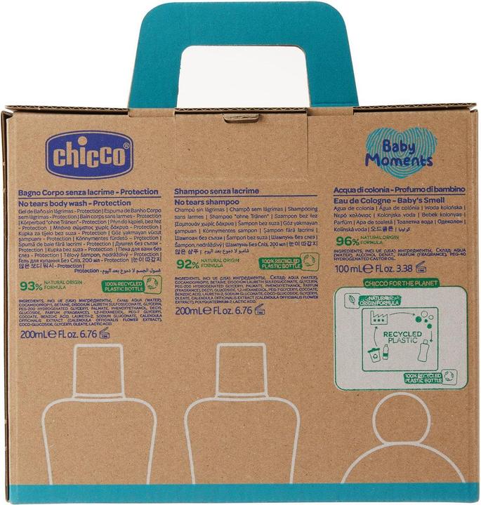 Actual product image Chicco SET 1: Bath product, shampoo, eau de cologne - 0m+