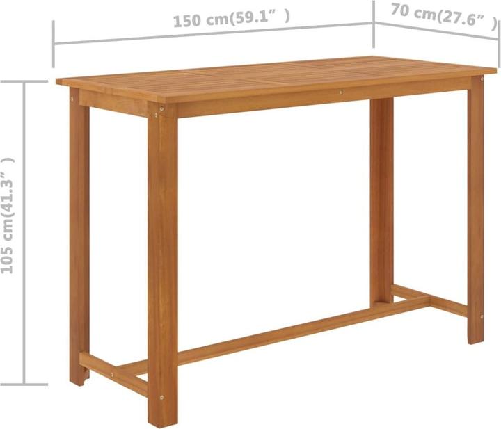 Produktbild vidaXL Garten-Bar Set