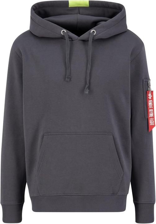 Image du produit Alpha Industries Sweat à capuche à rayures rouges - 93407 (S)