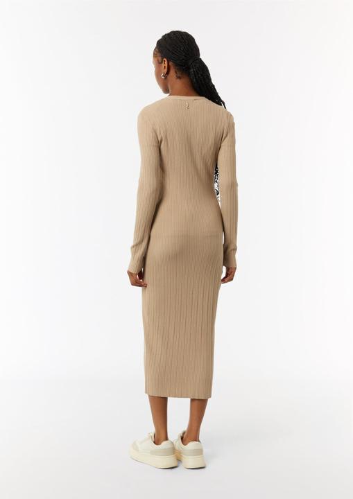 Immagine prodotto Comma Kleid Geripptes Midikleid mit dekorativer Knopfleiste (38)