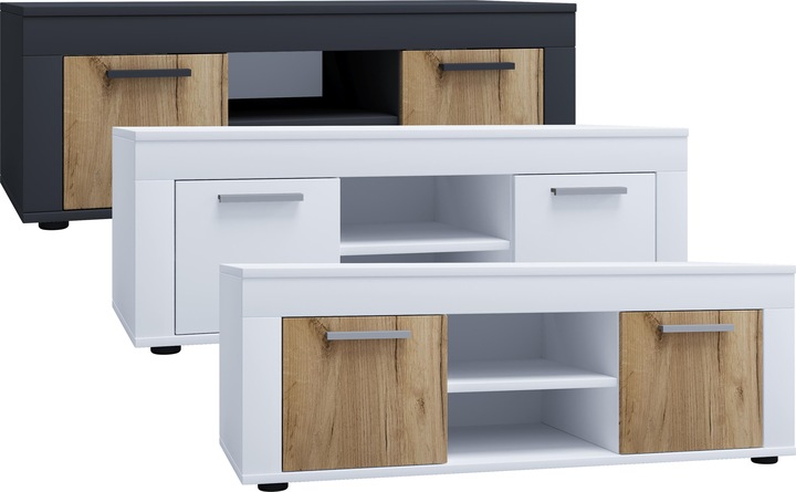 VCM Holz TV Lowboard Möbel Fernseh Usilo L (102 x 45 x 37 cm)