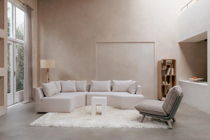 Produktbild Zuiver Prosper Sofa Left Sand (Ecksofa)