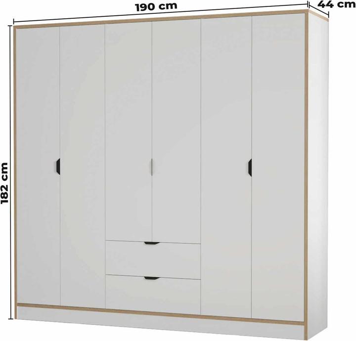 Produktbild Skye Decor Arden 190 Wardrobe (190 x 44 x 182 cm)