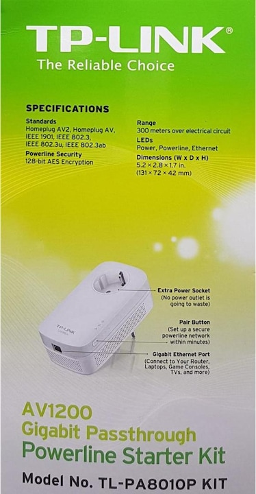 Produktbild TP-Link AV1300 Starter Kit (1200 Mbit/s)