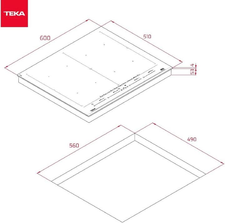 Image du produit Teka IZF 68780 MST (60 cm, Table de cuisson à induction)