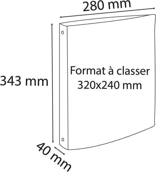 Actual product image Exacompta Ring binders (320 x 240 mm, 40 mm, 1 Piece)
