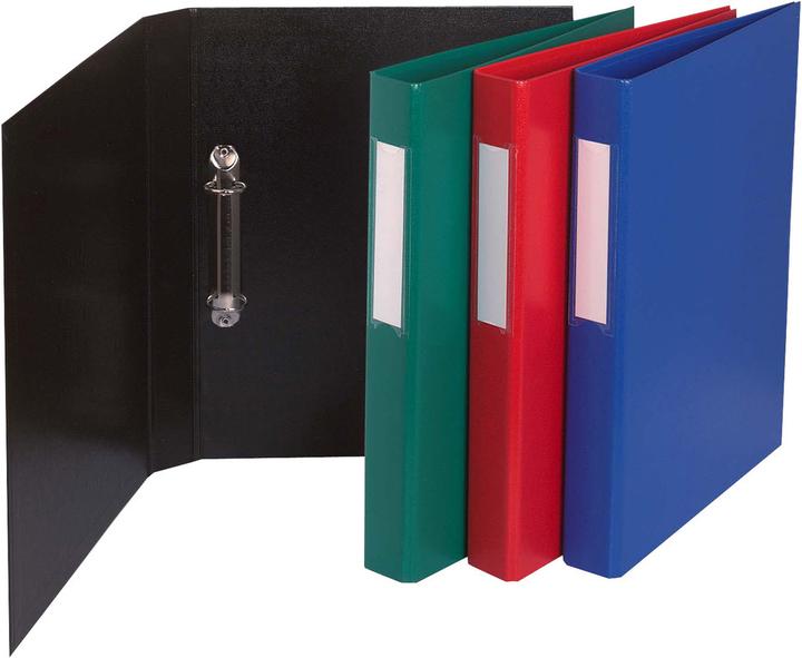 assorted in the colours: blue, Black, red and green