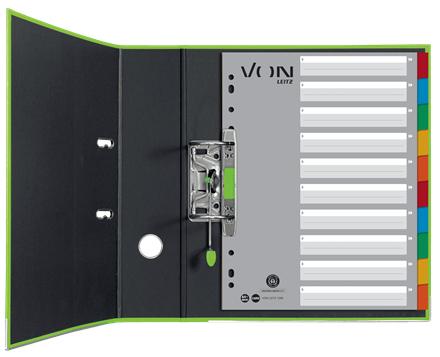 Image du produit von Hallers Intercalaire 10 onglets, A4, 1-10