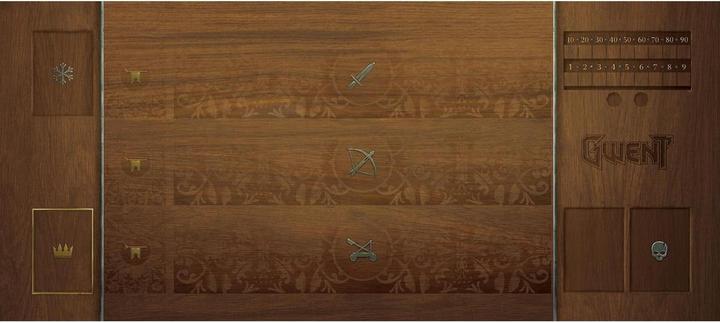 Actual product image No Loading Games Gwent Neoprene Mat Original Wood