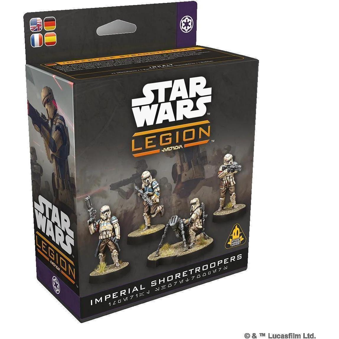 Atomic Mass Games Star Wars Legion - Imperial Shoretroopers (Imperiale Strandtruppen) DE/EN/ES/FR (Spagnolo)