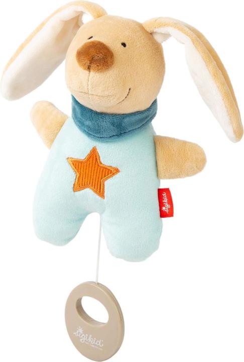 Actual product image Sigikid Mini music box, rabbit light blue