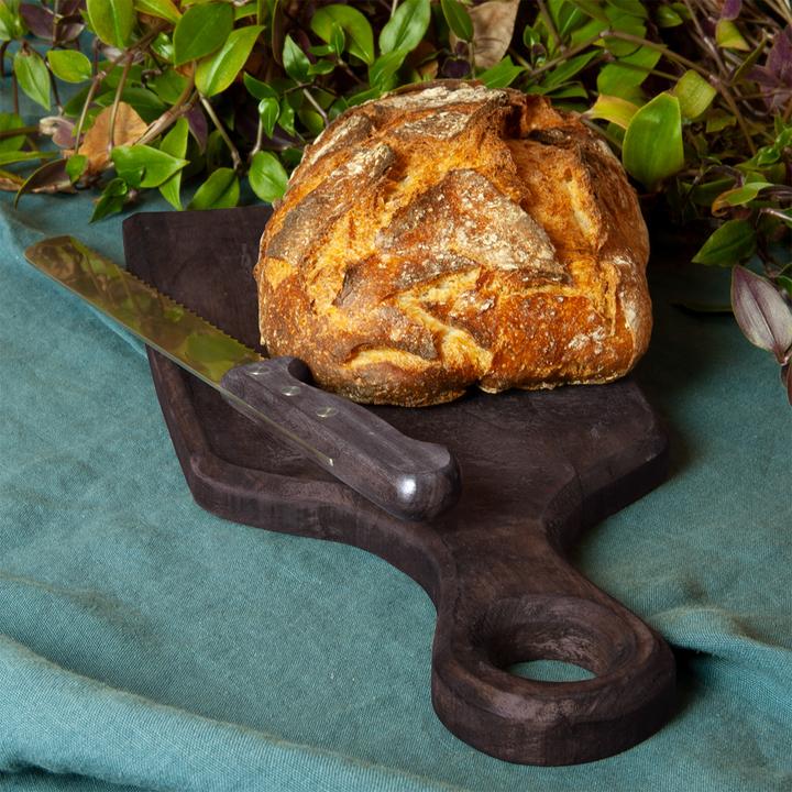 Produktbild Rosenstein & Söhne Brotmesser mit 20-cm-Klinge und Griff aus Blackwood-Holz (20 cm)