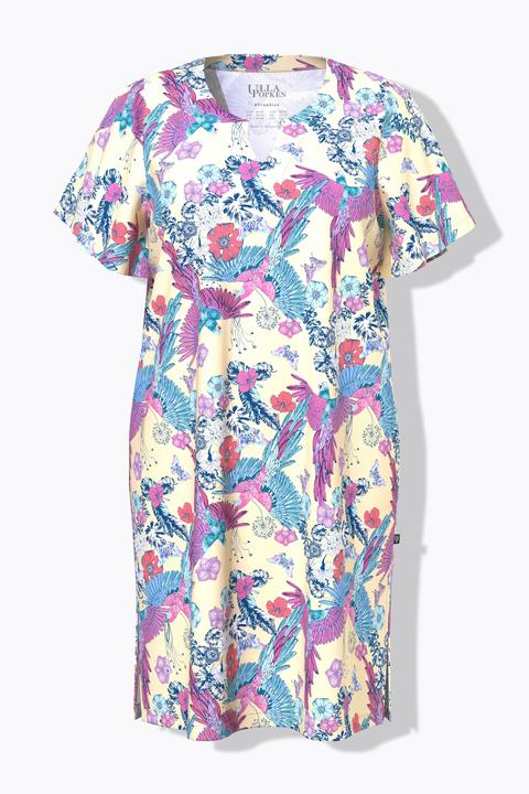 Actual product image Ulla Popken 2 Pack Bird Of Paradise Short Sleeve Sleep Tees (42, 44)